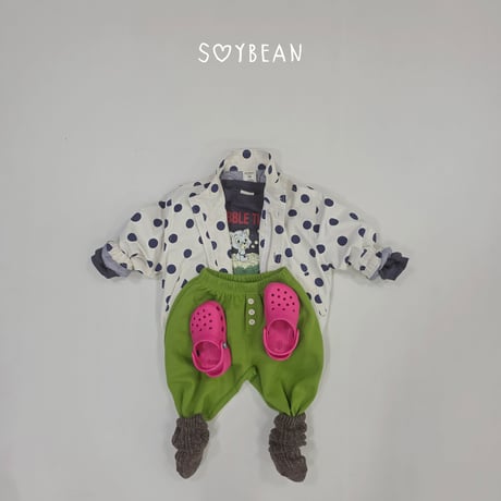 soybean/132. plan ) loose fit dot jacket XS-XL