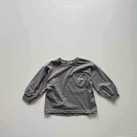 andbutter/40. Heart pocket Tee JS-JM