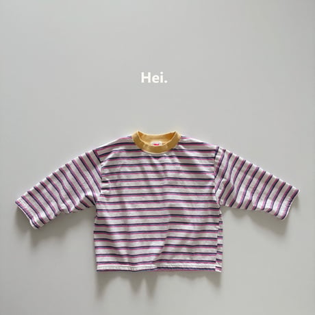 hei/2. two color dangara T-shirt XS-XL