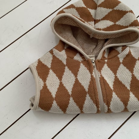bebeholic/44. dia vest hood S(6-12M)-M(12-18M)