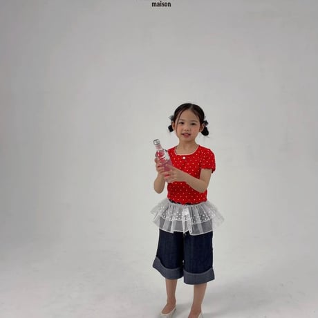 saintdoll/100. non fade rollup pants JS-JL