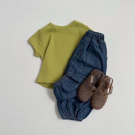 minirobe/28. Bella ribbed T-shirt  S-XL