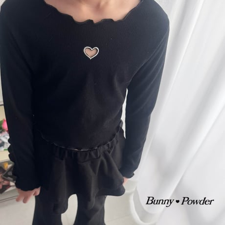 bunnypowder/58. heart T-shirt 2XL-4XL