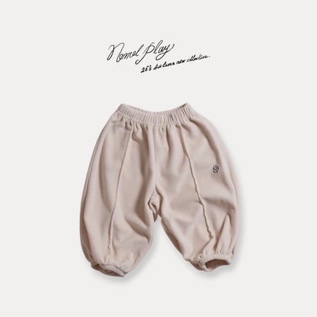 normalplay/62. vellua crop jogger pants 12M-L