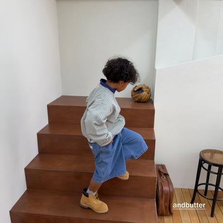 andbutter/57. Bermuda Denim Pants S-XL
