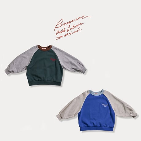 boneoune/32. creyon raglan man-to-man XS-XL