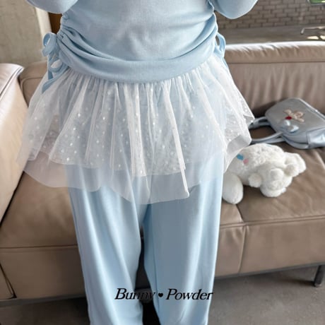 bunnypowder/140. dot rayerd skirt S-M
