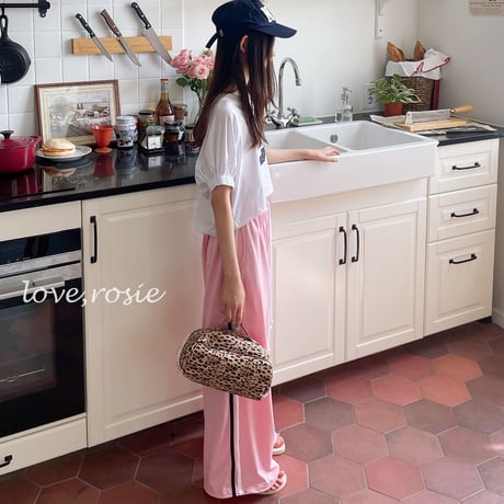 loverosie/155. mesh puff crop tee  3XL