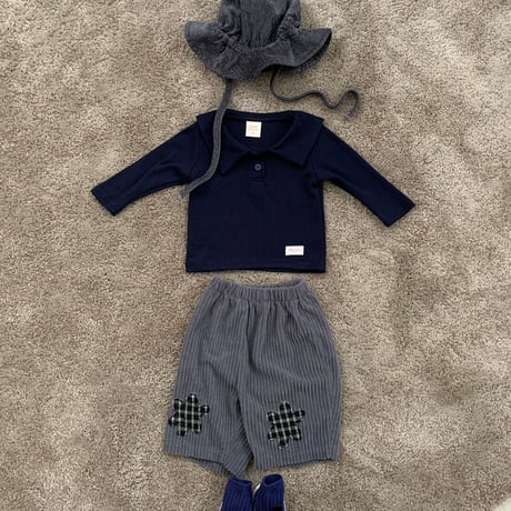 bebeholic/34. collar T-shirt S(3-6M)-XL(18-24M)