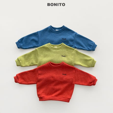 bonito/66. voca knit man-to-man 12M-XL