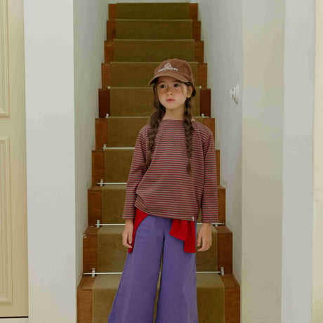 urbanrabbit/29. High Teen Stripe Long Tee JS-JM