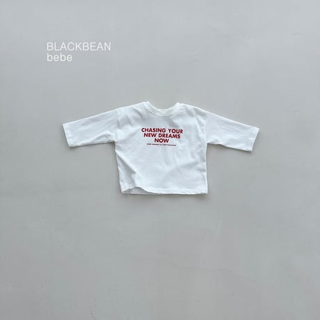 blackbean/12. chacing bebe T-shirt S-M