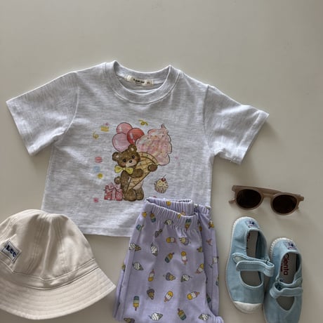 lepetitmot/17. ice cream bear T-shirt XS-XL