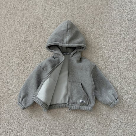 fromi/60. Banded Zip-Up Hoodie JS-JM