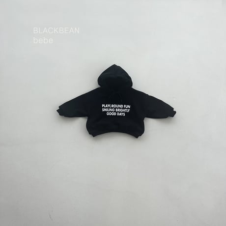 blackbean/21. play bebe hood T-shirt S-M