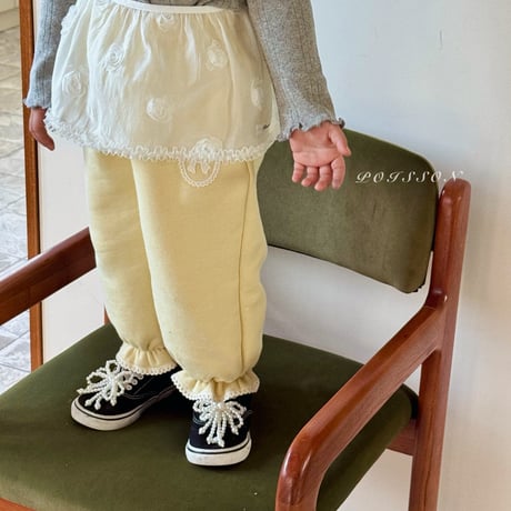 poisson/40. fril jogger pants S-XL