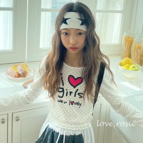 loverosie/5. ai love dot T-shirt L-XL