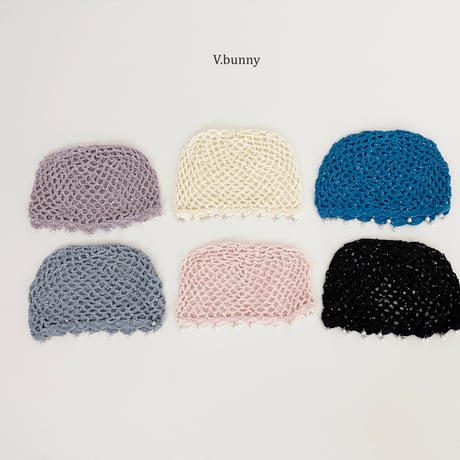 vbunny/18. pearl short beanie FREE(54-56CM)