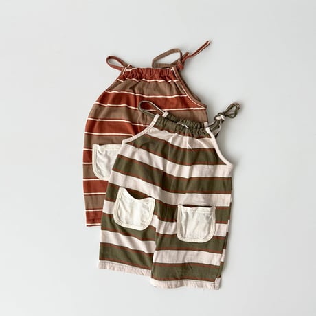 onu/10. string overalls BABY(12M)-S(3-4Y)