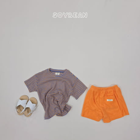 soybean/52. plan ) ice terry updown set XS-XL
