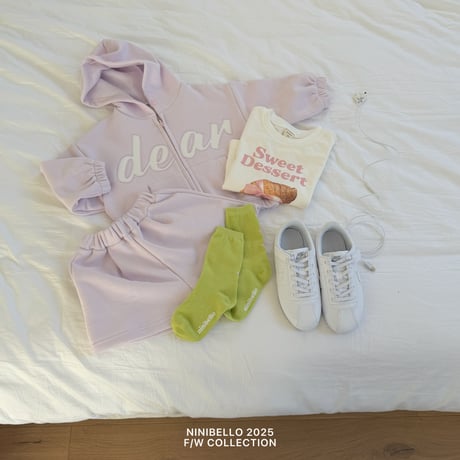 ninibello/108. heart socks - pastel set SOCKS_S-SOCKS_L