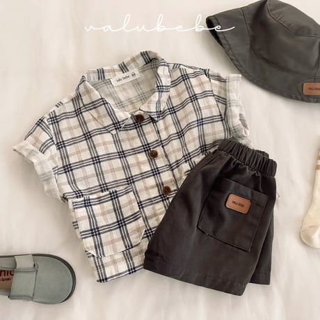 valubebe/38. jay check shirt 6M-S