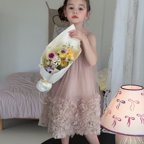 aiai/73. roze vlum dress 90-130