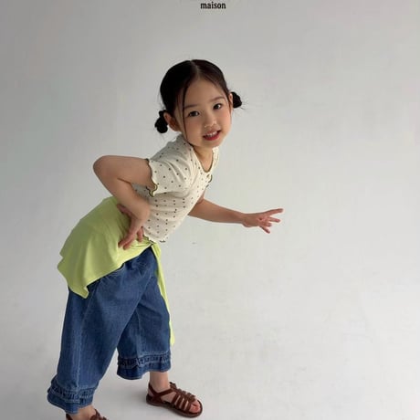 saintdoll/22. dot square T-shirt JS-JL