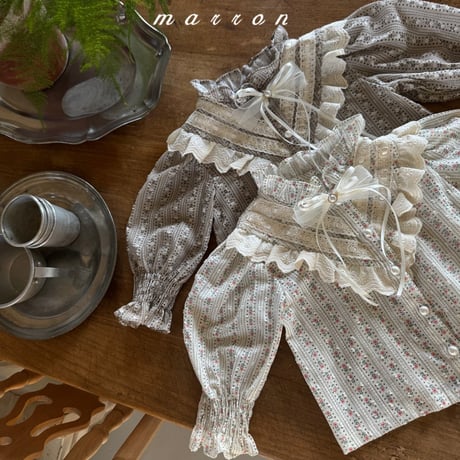 marron/33. ruru star blouse XS-L