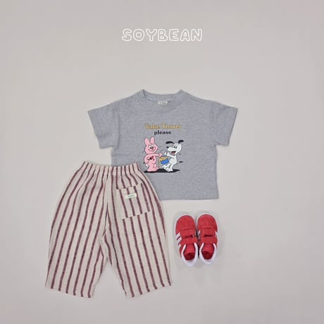 soybean/144. plan ) character half t T-shirt XS-XL