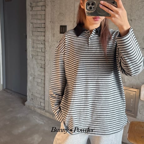 bunnypowder/12. mark collar T-shirt ADULT