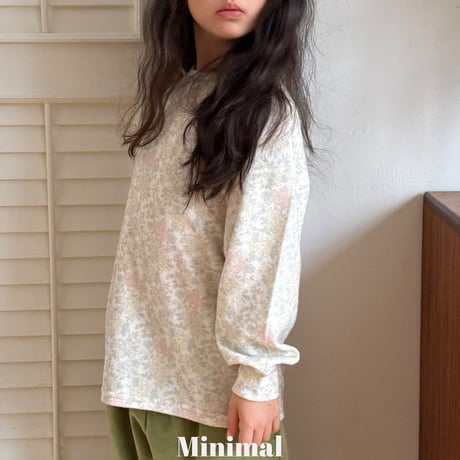 minimal/42. flower soft T-shirt JS-JM