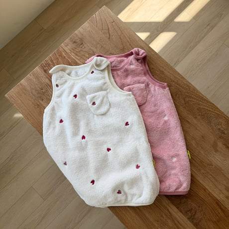 hereiam/31. embroidery sleeping vest 18M-XL