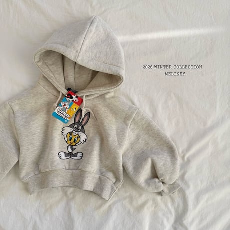 melikey/33. Twe bunny T hood XS-XL
