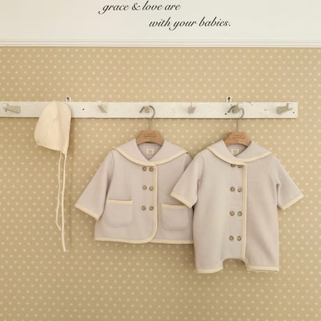 monbebe/12. hand made sailer suit S(3-12M)-M(12-24M)