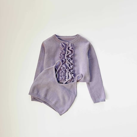 urbanrabbit/40. Frill Layered Knit Set JS-JM