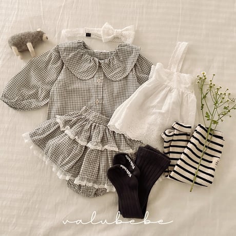 valubebe/66. enni big collar blouse 6M-S