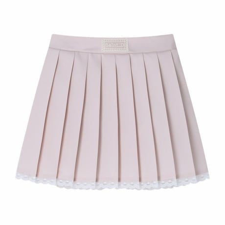 saintdoll/125. plit pleated skirt XL-JM