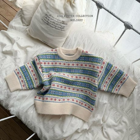melikey/96. vintage indie knit JS-JM