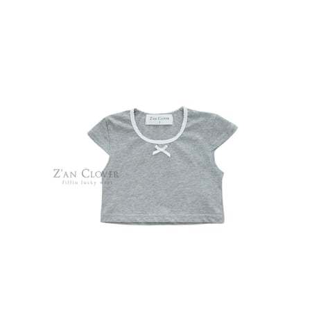 zanclover/65. plain ribbon T-shirt 3-11