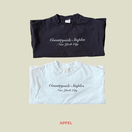 apfel/24. new york T-shirt JS-JM