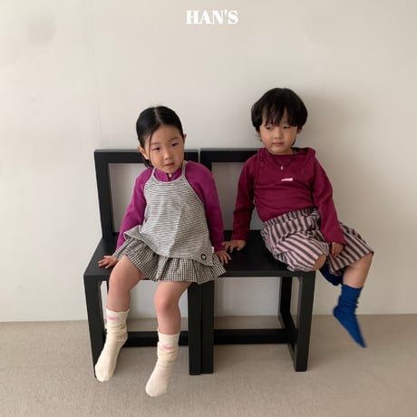 hans/63. cherry embroidery pumpkin skirt XS-XL