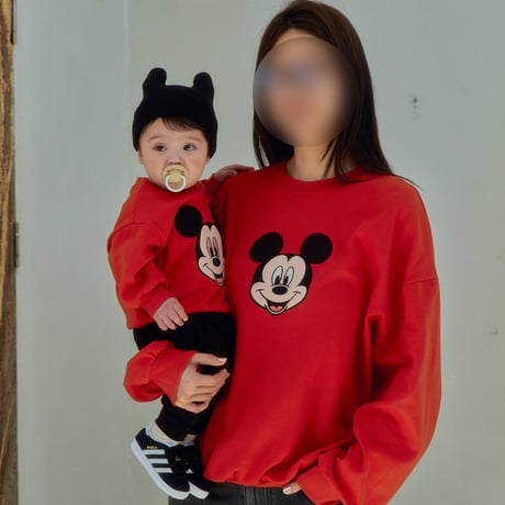 oottbebe/20. disney miky man-to-man XS(1-2Y)-XL(6-7Y)