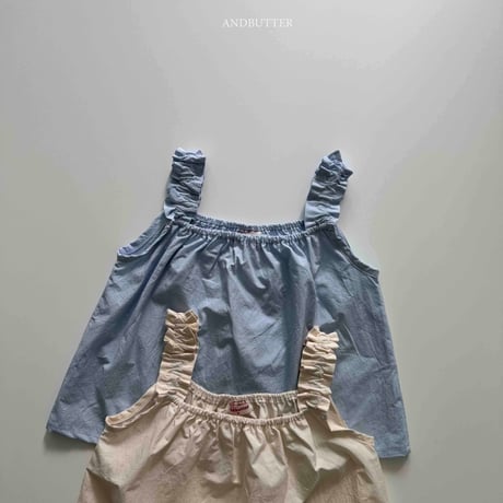 andbutter/23. Shirring sleeveless S-XL