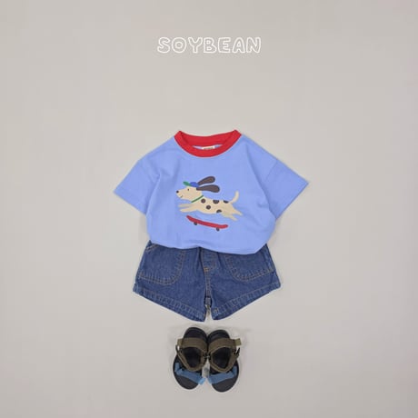 soybean/20. plan ) lie animal half t T-shirt XS-XL