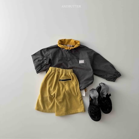 andbutter/63. Soft Terry Bermuda JS-JM