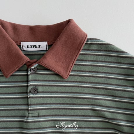 ellymolly/127. click peach collar T-shirt 13-19