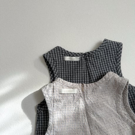 minirobe/13. Modern Check Overall   S-XL