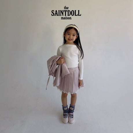 saintdoll/6. lapping boat neck T-shirt XL-JM
