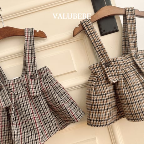 valubebe/83. check pleated skirt 6M-S